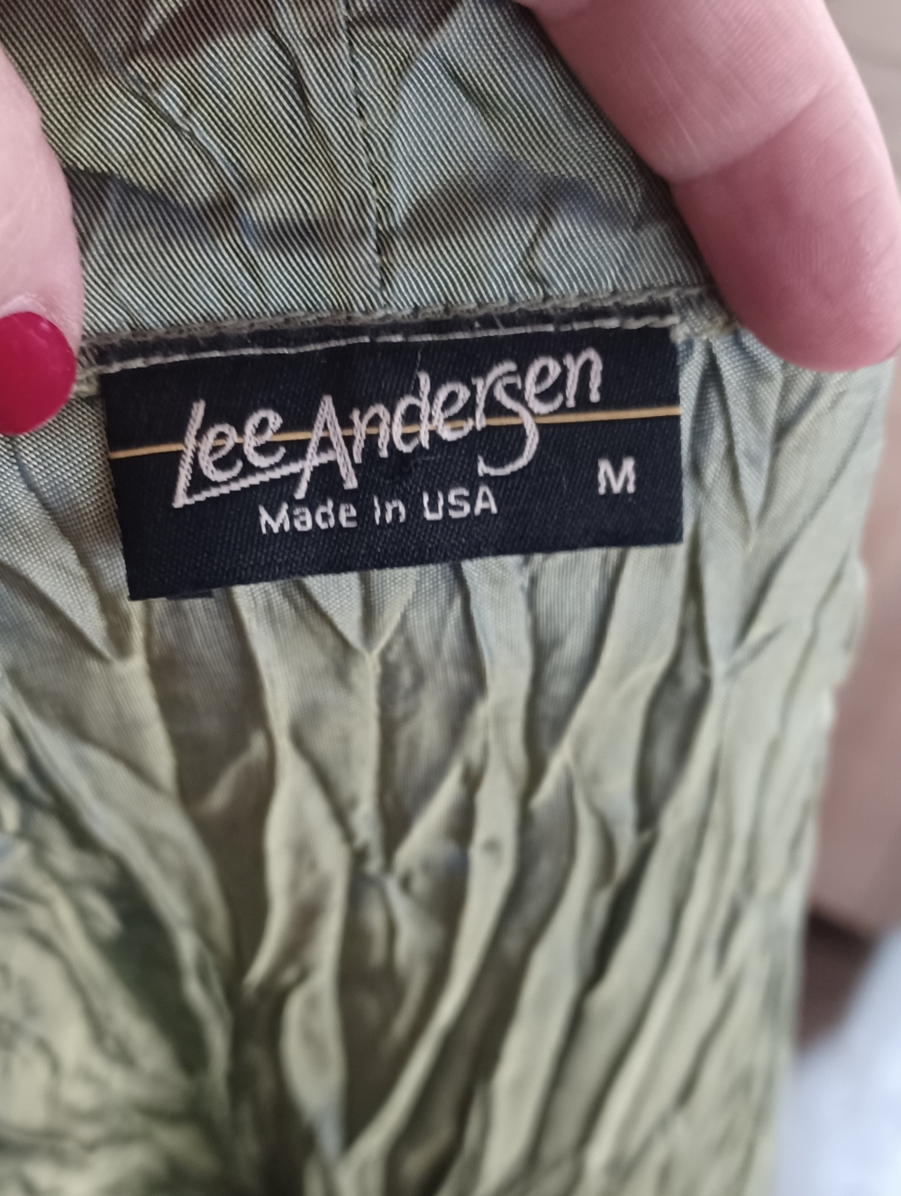 Lee Anderson Vtg Folk Art Dress And Matching Cardigan - Picture 6 of 6